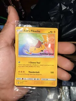 Pokemon Ash's Pikachu - SM108 - Promo Choose You Movie Card SEALED - Image 2