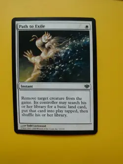MTG Card. Path to Exile. conflux Instant as pics - Image 2