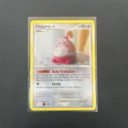 Pokemon TCG Happiny Pop Series 8 Card 14/17, Regular LP Condition - Image 1