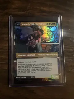 Eddie Brock Venom Lethal Protector Borderless FOIL 0224 Spiderman Magic MTG Card - Image 1