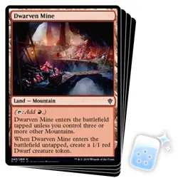 DWARVEN MINE X4 Throne Of Eldraine ELD Magic MTG MINT CARD - Image 1