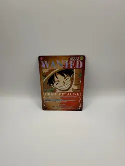 Monkey.D Luffy Wanted Poster ST01-012 Pillars of Strength One Piece Card TCG - Image 1