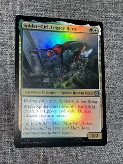 Spider-Girl, Legacy Hero (Foil) - 0149 - Marvel's Spider-Man MTG - NM/M Eng SPM - Image 1