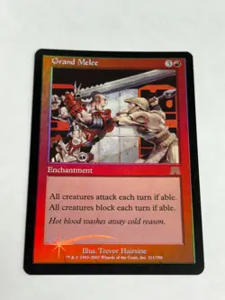 MTG FOIL Grand Melee Onslaught Magic the Gathering Free Shipping! - Image 1