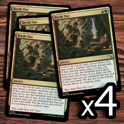 4x Break Out - NM - Karlov Manor - Magic the Gathering - Image 1