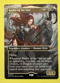 Magic ~ Kaalia of the Vast #343 ~ Borderless ~ Modern Horizons 3 ~ Pack Fresh - Image 1