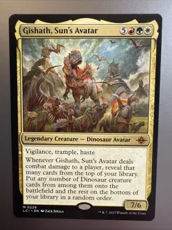 Gishath, Sun's Avatar the Lost Caverns of Ixalan Magic: The Gathering - Image 1
