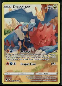Pokemon Druddigon #TG09/TG30 SWSH12: Silver Tempest Trainer Gallery NM - Image 1