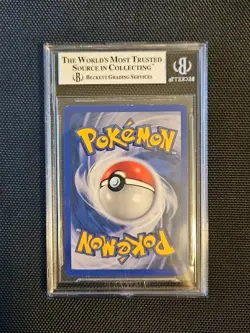 1999 POKEMON BASE SET SHADOWLESS #7 HITMONCHAN-HOLO BGS 8 - Image 2
