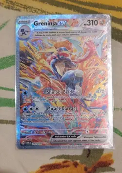 Greninja ex SIR Scarlet & Violet Twilight Masquerade 214/167 Pokemon - Image 4