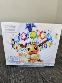 Pokemon TCG: S&V Prismatic Evolutions Factory Sealed Elite Trainer Box - Image 1