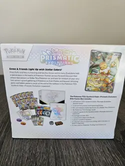 Pokemon TCG: S&V Prismatic Evolutions Factory Sealed Elite Trainer Box - Image 4