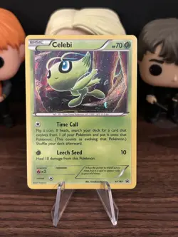 Pokemon TCG Celebi XY187 Black Star XY Promo Holo - Image 1