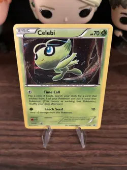 Pokemon TCG Celebi XY187 Black Star XY Promo Holo - Image 2