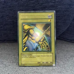 Yu-Gi-Oh! Left Arm of the Forbidden One LOB-123 Ultra Rare Max Faded Misprint NM - Image 1