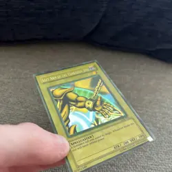 Yu-Gi-Oh! Left Arm of the Forbidden One LOB-123 Ultra Rare Max Faded Misprint NM - Image 4