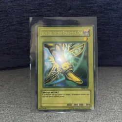 Yu-Gi-Oh! Left Leg of the Forbidden One LOB-121 Ultra Rare Max Faded Misprint NM - Image 1