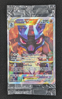 Lucario VSTAR Promo SWSH291 Crown Zenith ETB Pokemon Card English - SEALED - Image 1