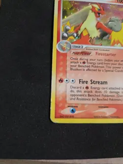 DMG Blaziken Ruby & Sapphire Holo Rare Pokemon TCG Card 3/109 - Image 4