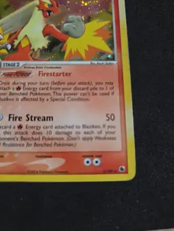 DMG Blaziken Ruby & Sapphire Holo Rare Pokemon TCG Card 3/109 - Image 5