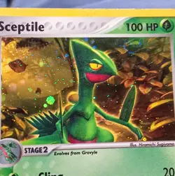 Sceptile Holo Pokemon TCG Card 4/17 Pop Series 1 - Image 1