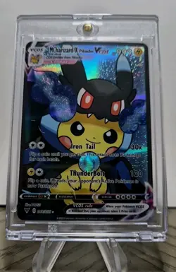 Pikachu MCharizard Pokemon Cute Cosplay Doujin- FAN BASE CARD - Magnetic Case - Image 1