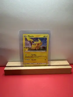 Pikachu SWSH039 Darkness Ablaze Black Star PROMO COSMOS HOLO card 2020 Pokemon - Image 1