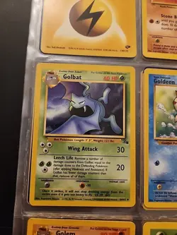 Pokemon TCG Golbat Fossil Uncommon Card 34/62 - Image 1