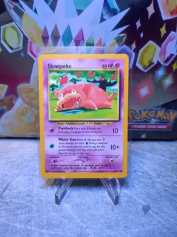 Pokemon Card - Neo Genesis 73/111 - SLOWPOKE Komiya Art - NM - Image 1