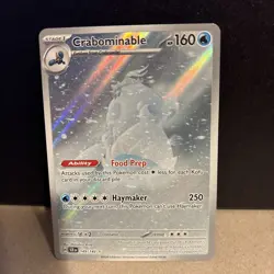 Pokemon TCG Crabominable Card 149/142 Illustration Rare, Stellar Crown - Image 1