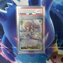 Weiss Schwarz Trading Card Love-Sweet Summer Sato Shin SP PSA10 IMC W115-003SP - Image 1