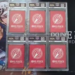 6Seq PSA 10 One Piece Card Start Deck 23 - 28 Leader Luffy Shanks Yamato etc.. - Image 3