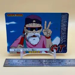 Master Roshi Dragon Ball GT Card Carddass #19 Amada 1996 Japanese Japan C-20 - Image 2