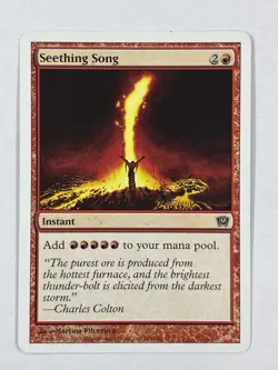 Seething Song 9th Edition Regular MTG Magic the Gathering - Image 1
