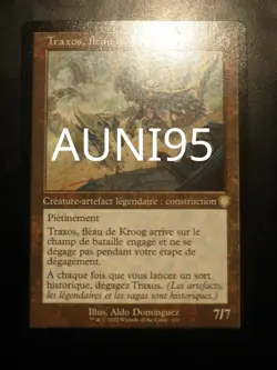 mtg magic Traxos, Scourge of Kroog retro FRENCH vf fr Traxos fleau de kroog - Image 1