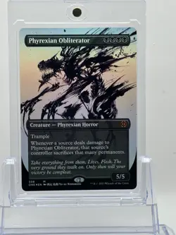 MTG Phyrexian Obliterator *SHOWCASE FOIL* Phyrexia: All Will Be One 308 NM - Image 4