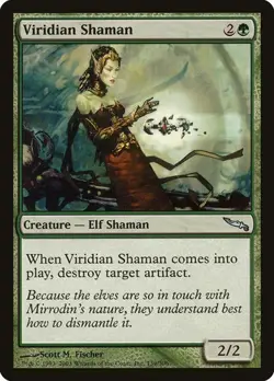 1x Viridian Shaman NM Eng MTG - Mirrodin - Image 1