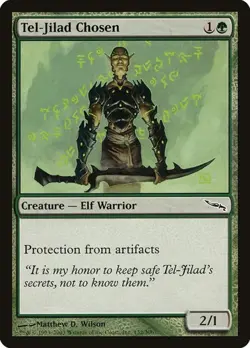 1x Tel-Jilad Chosen NM Eng MTG - Mirrodin - Image 1