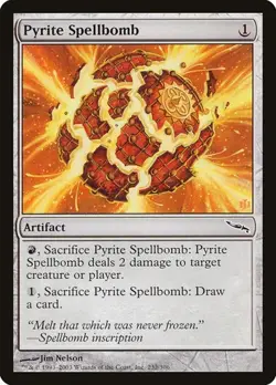 1x Pyrite Spellbomb NM Eng MTG - Mirrodin - Image 1