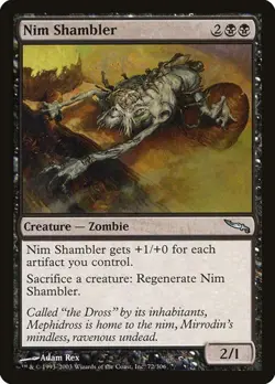 1x Nim Shambler NM Eng MTG - Mirrodin - Image 1