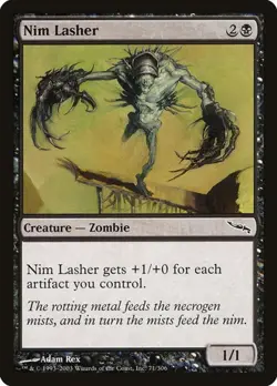 1x Nim Lasher NM Eng MTG - Mirrodin - Image 1