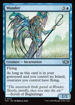 Wonder (0170) - NM - Tarkir: Dragonstorm Commander - MTG - Image 1