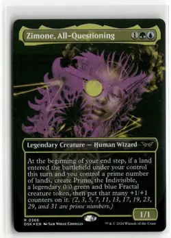 Zimone, All-Questioning Showcase FOIL - Duskmourn MTG NM - Image 1