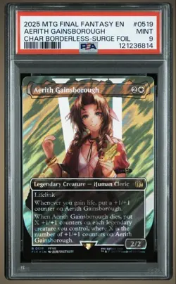 Mtg Psa9 Aerith Gainsbourg English Version Surge Foil - Image 1