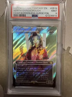 Mtg Psa9 Aerith Gainsbourg English Version Surge Foil - Image 3