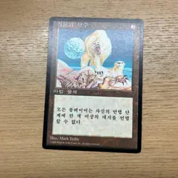 Mtg Winter Orb Korean Hangul Black Frame - Image 1