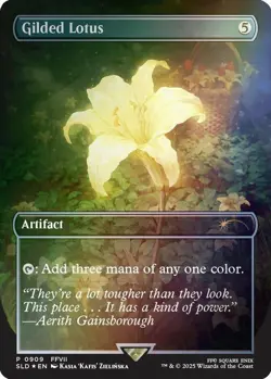 Mtg Gilded Lotus/Gilded Lotus Sld English Version Foil - Image 1