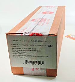 Pokemon Fusion Strike Booster Case 6 Box Sealed 2021 English - Image 1