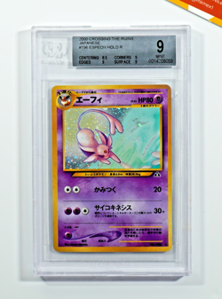 Pokemon BGS 9 Espeon #196 Holo Neo Discovery 2000 Japanese - Image 1