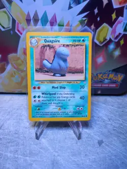 Quagsire 48/64 Yuka Morii Clay Art - 2000 Neo Revelation Pokemon - Image 1